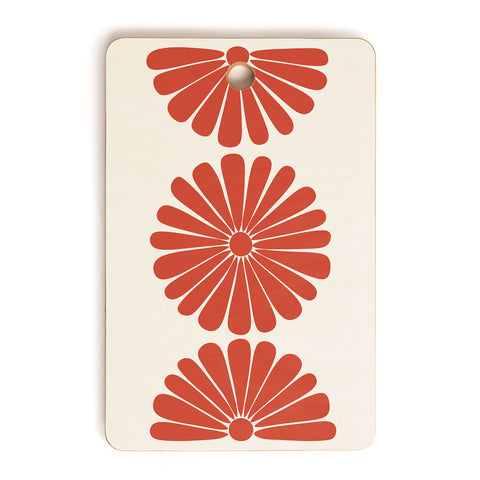 Colour Poems Retro Daisy III Cutting Board Rectangle