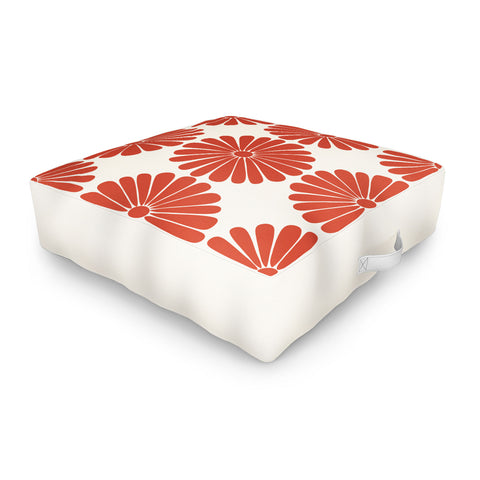 Colour Poems Retro Daisy III Outdoor Floor Cushion