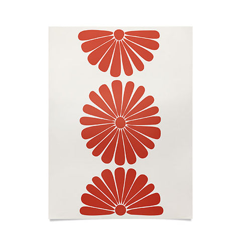 Colour Poems Retro Daisy III Poster