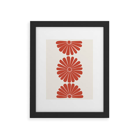 Colour Poems Retro Daisy III Framed Art Print