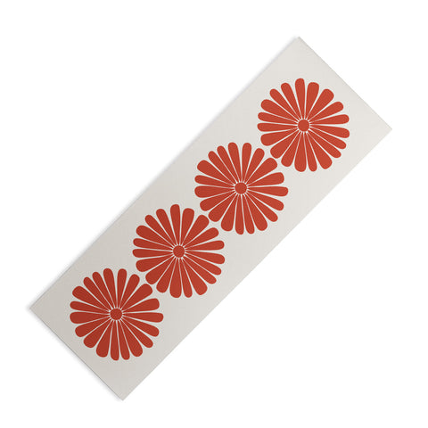 Colour Poems Retro Daisy III Yoga Mat
