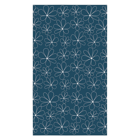 Colour Poems Retro Daisy Line Art III Tablecloth