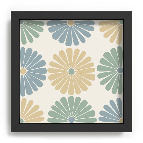 Colour Poems Retro Daisy Multicolor I Recessed Framing Square