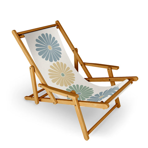 Colour Poems Retro Daisy Multicolor I Sling Chair