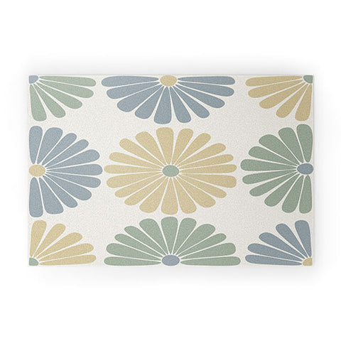 Colour Poems Retro Daisy Multicolor I Welcome Mat