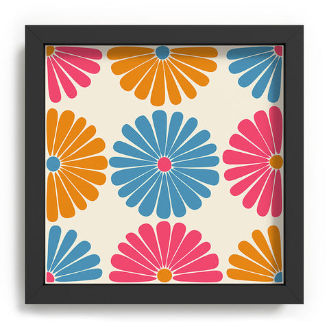 Colour Poems Retro Daisy Multicolor II Recessed Framing Square