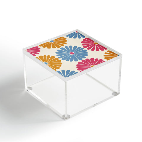 Colour Poems Retro Daisy Multicolor II Acrylic Box