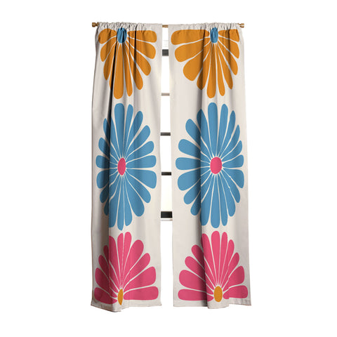 Colour Poems Retro Daisy Multicolor II Blackout Non Repeat