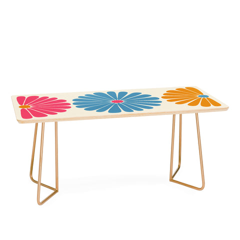 Colour Poems Retro Daisy Multicolor II Coffee Table