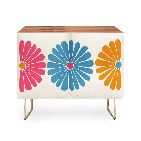 Colour Poems Retro Daisy Multicolor II Credenza