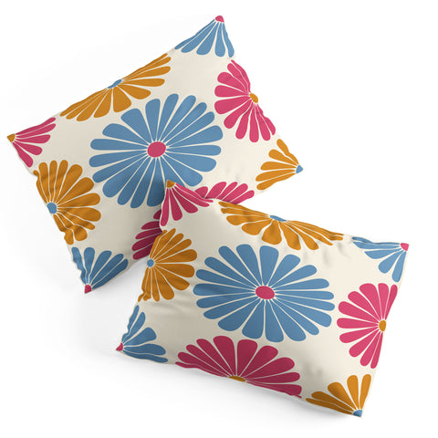 Colour Poems Retro Daisy Multicolor II Pillow Shams