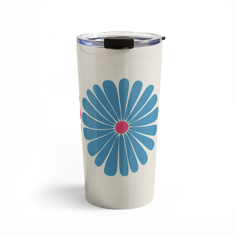 Colour Poems Retro Daisy Multicolor II Travel Mug