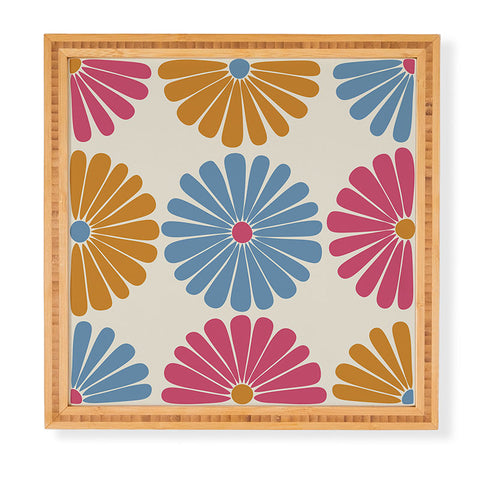 Colour Poems Retro Daisy Multicolor II Framed Wall Art