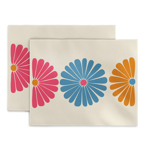 Colour Poems Retro Daisy Multicolor II Placemat