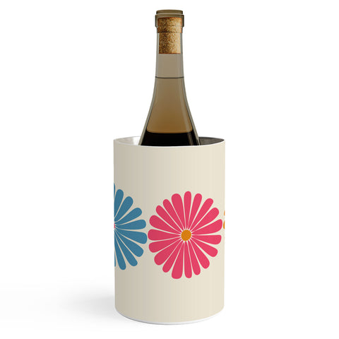 Colour Poems Retro Daisy Multicolor II Wine Chiller