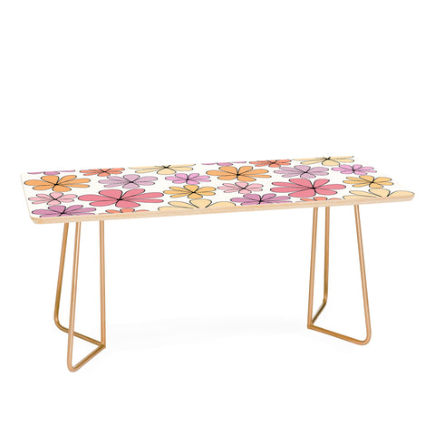 Colour Poems Retro Daisy Multicolor IV Coffee Table