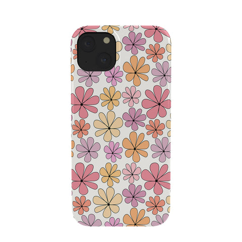 Colour Poems Retro Daisy Multicolor IV Phone Case