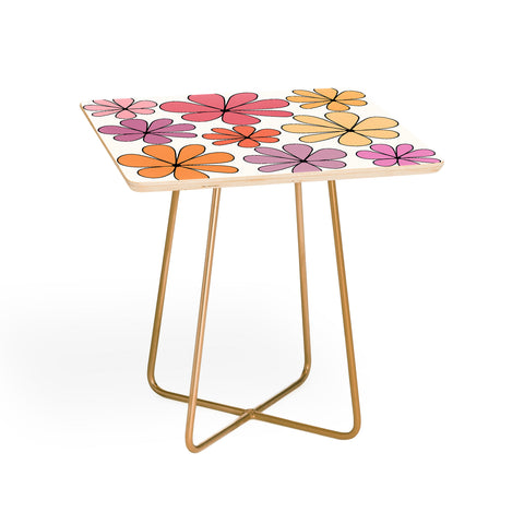 Colour Poems Retro Daisy Multicolor IV Side Table