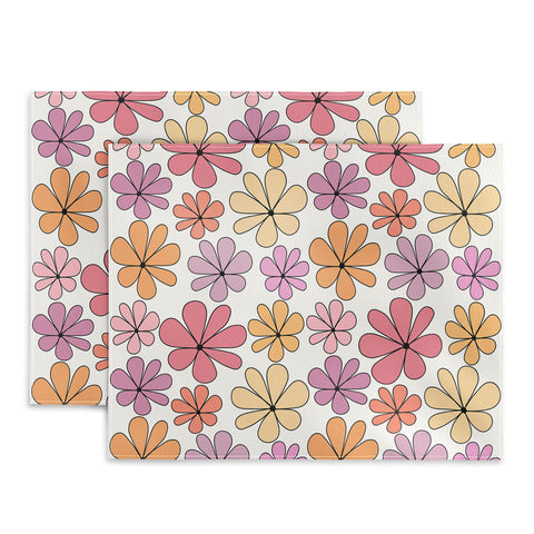 Colour Poems Retro Daisy Multicolor IV Placemat