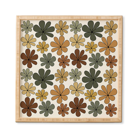 Colour Poems Retro Daisy Multicolor IX Framed Wall Art