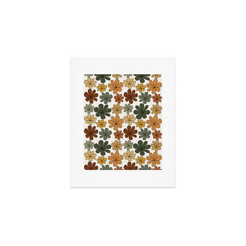 Colour Poems Retro Daisy Multicolor IX Art Print