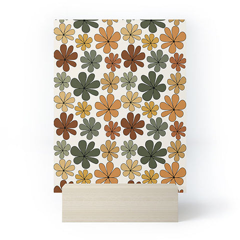 Colour Poems Retro Daisy Multicolor IX Mini Art Print