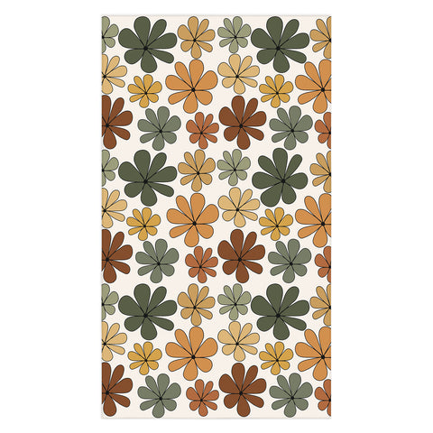 Colour Poems Retro Daisy Multicolor IX Tablecloth