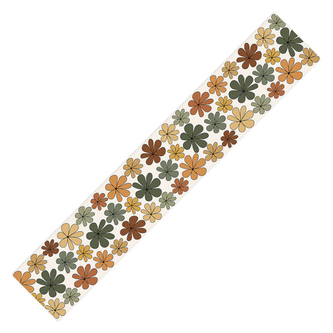 Colour Poems Retro Daisy Multicolor IX Table Runner