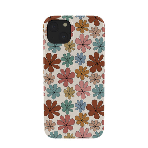 Colour Poems Retro Daisy Multicolor XII Phone Case