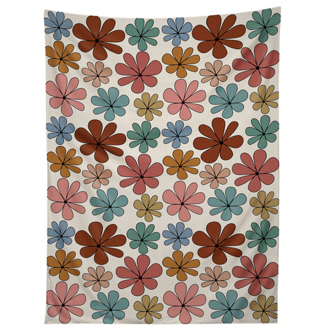 Colour Poems Retro Daisy Multicolor XII Tapestry