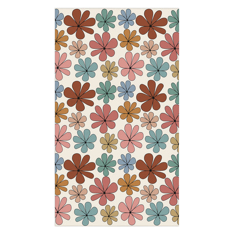 Colour Poems Retro Daisy Multicolor XII Tablecloth