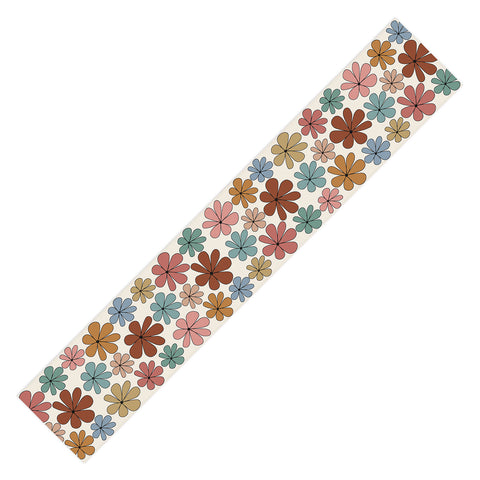 Colour Poems Retro Daisy Multicolor XII Table Runner