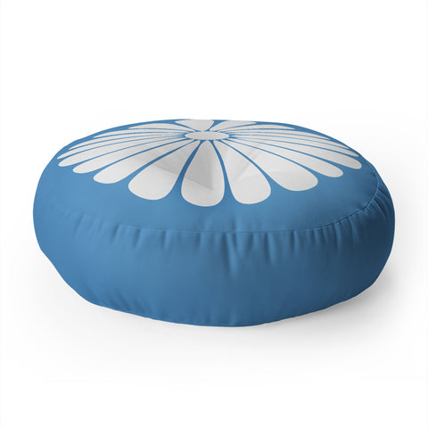 Colour Poems Retro Daisy XII Floor Pillow Round