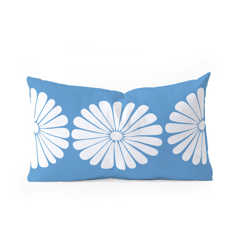 Colour Poems Retro Daisy XII Oblong Throw Pillow