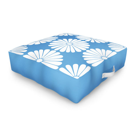 Colour Poems Retro Daisy XII Outdoor Floor Cushion
