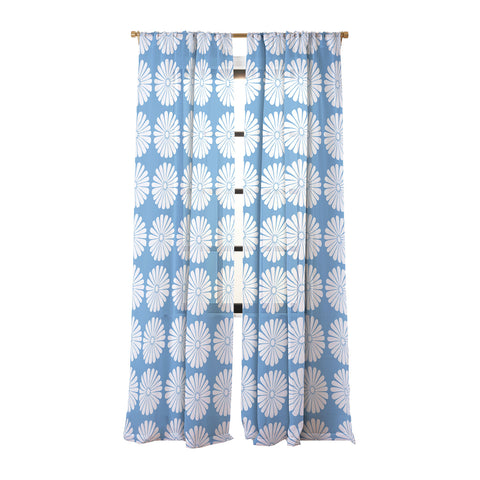 Colour Poems Retro Daisy XII Sheer Window Curtain