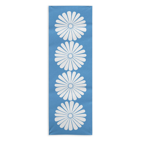 Colour Poems Retro Daisy XII Yoga Towel