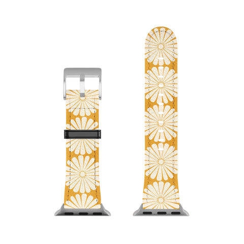 Colour Poems Retro Daisy XIX Apple Watch Band