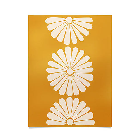 Colour Poems Retro Daisy XIX Poster