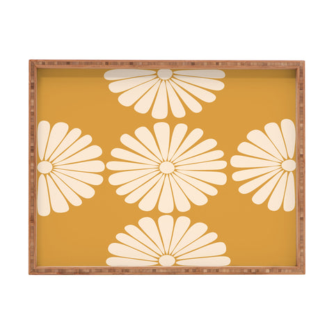 Colour Poems Retro Daisy XIX Rectangular Tray