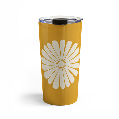 Colour Poems Retro Daisy XIX Travel Mug