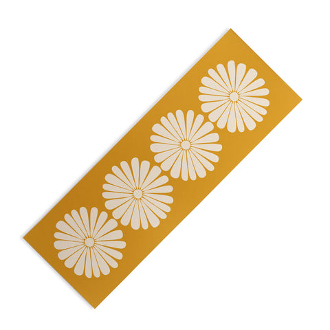 Colour Poems Retro Daisy XIX Yoga Mat