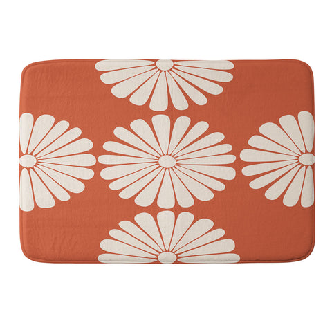 Colour Poems Retro Daisy XV Memory Foam Bath Mat