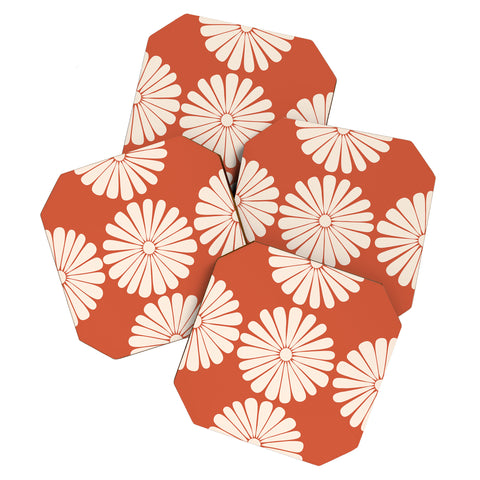 Colour Poems Retro Daisy XV Coaster Set