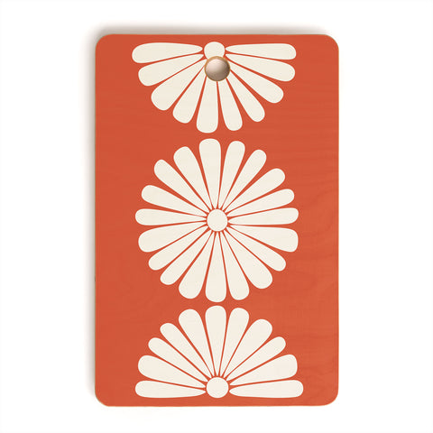 Colour Poems Retro Daisy XV Cutting Board Rectangle