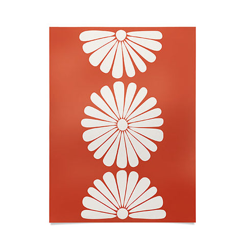 Colour Poems Retro Daisy XV Poster