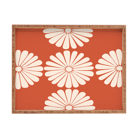 Colour Poems Retro Daisy XV Rectangular Tray