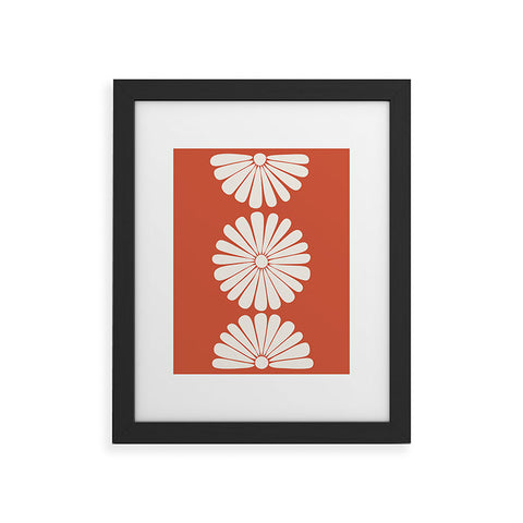 Colour Poems Retro Daisy XV Framed Art Print