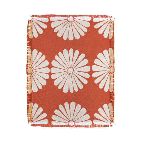 Colour Poems Retro Daisy XV Throw Blanket