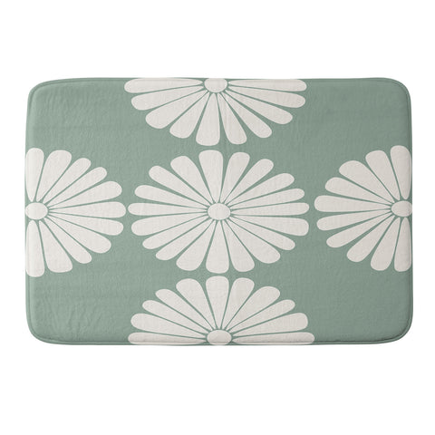 Colour Poems Retro Daisy XX Memory Foam Bath Mat